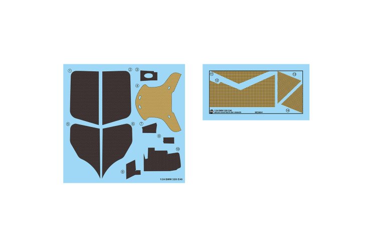 1:24 NuNu 24041 BMW 320i E46 - 2001 Macau - Detail Up Parts - Nunu24041parts xs 3 - NUNU24041Parts-XS