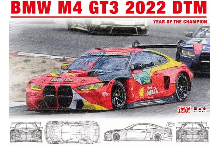 1:24 NuNu 24045 BMW M4 GT3 &ndash; GT3 2022 DTM Year of the Champion &ndash; German Race Car - Nunu24045 1 - NUNU24045