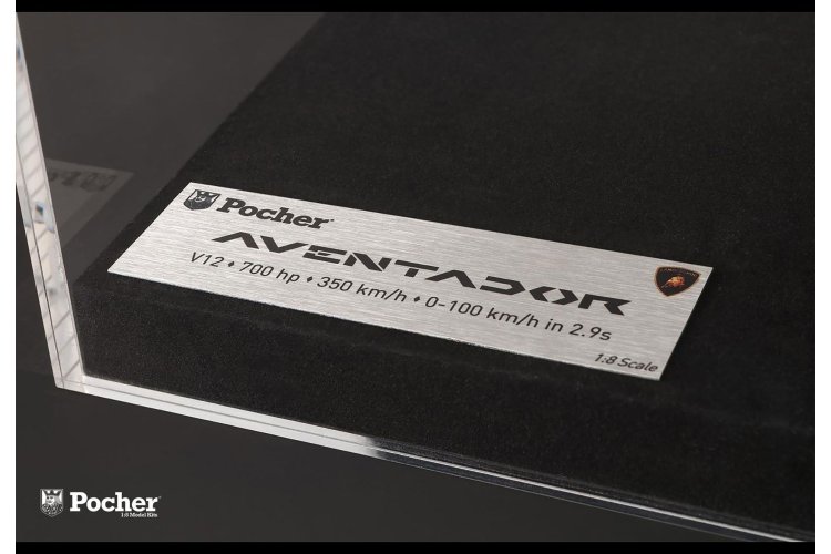 1:8 Pocher HK200 Auto Display Case - 643x308x205 mm - Kunststof - Pchk200 2 - PCHK200