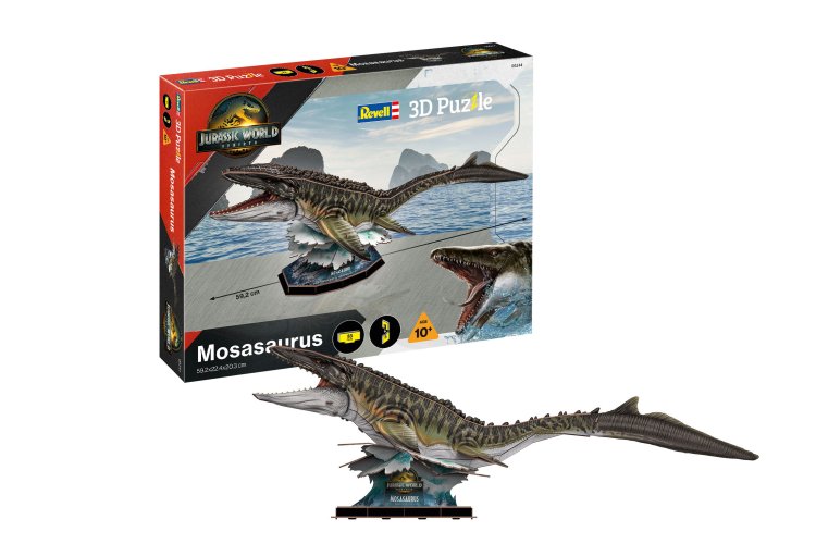 Revell 00244 Jurassic World Rebirth - Mosasaurus - 83 Stukjes - 59,2cm - Rev00244 1 - REV00244