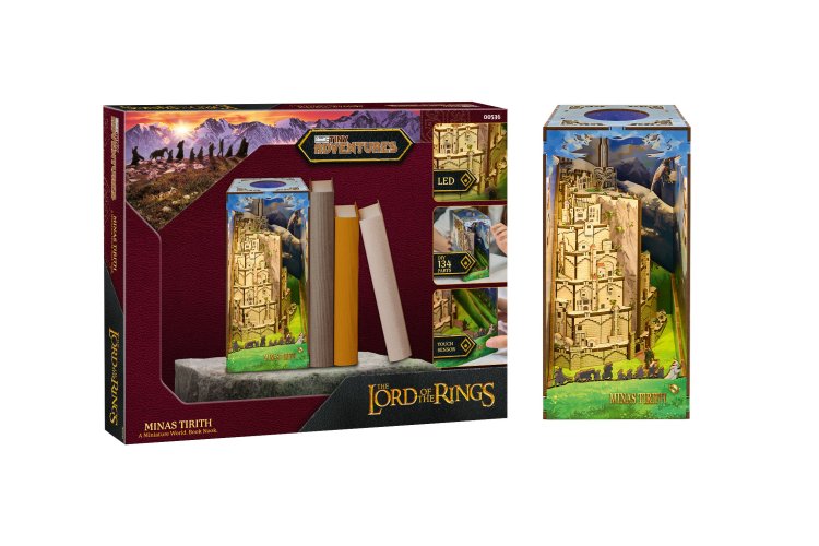 Revell 00536 Tiny Adventures - Lord of the Rings - Minas Tirith - Boekhoekje met LED Verlichting - 18x11x23cm - Rev00536 1 - REV00536