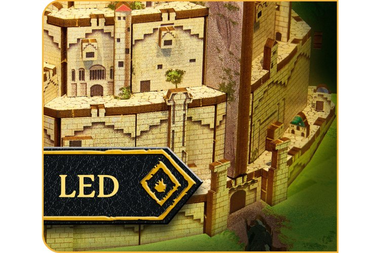 Revell 00536 Tiny Adventures - Lord of the Rings - Minas Tirith - Boekhoekje met LED Verlichting - 18x11x23cm - Rev00536 4 - REV00536