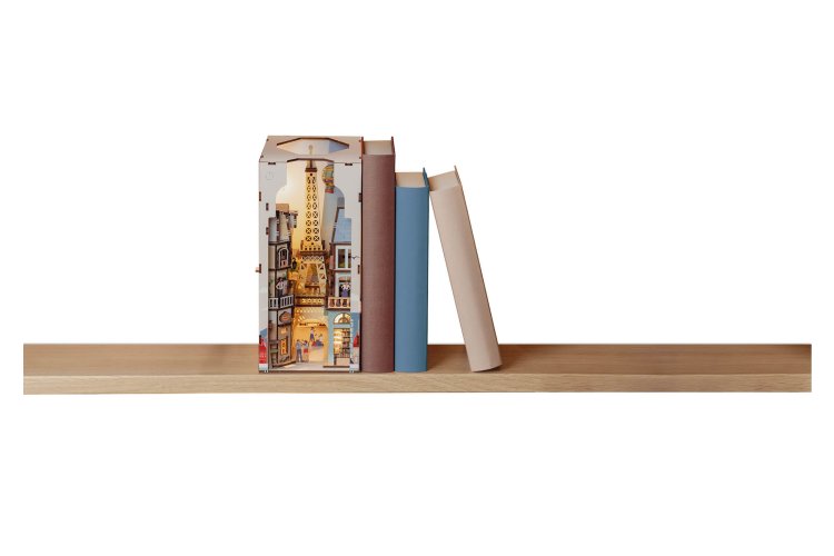 Revell 00539 Tiny Adventures - French City "Paris" - Book Nook with LED Lighting - 18x11x23cm - Rev00539 10 - REV00539