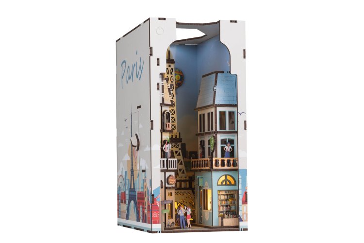 Revell 00539 Tiny Adventures - French City "Paris" - Book Nook with LED Lighting - 18x11x23cm - Rev00539 3 - REV00539