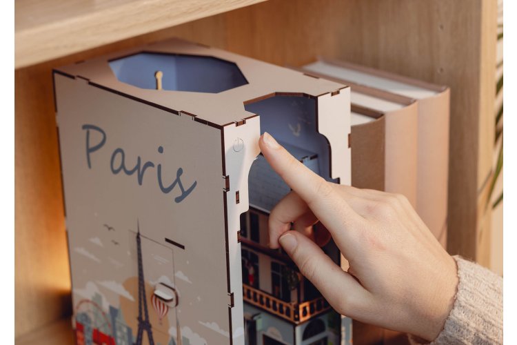 Revell 00539 Tiny Adventures - French City "Paris" - Book Nook with LED Lighting - 18x11x23cm - Rev00539 6 - REV00539