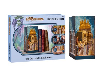 Revell 00542 Tiny Adventures &ndash; Bridgerton &ldquo;The Duke and I&rdquo; &ndash; Book Nook with LED Lighting &ndash; 18x11x23cm - Rev00542 1 - REV00542