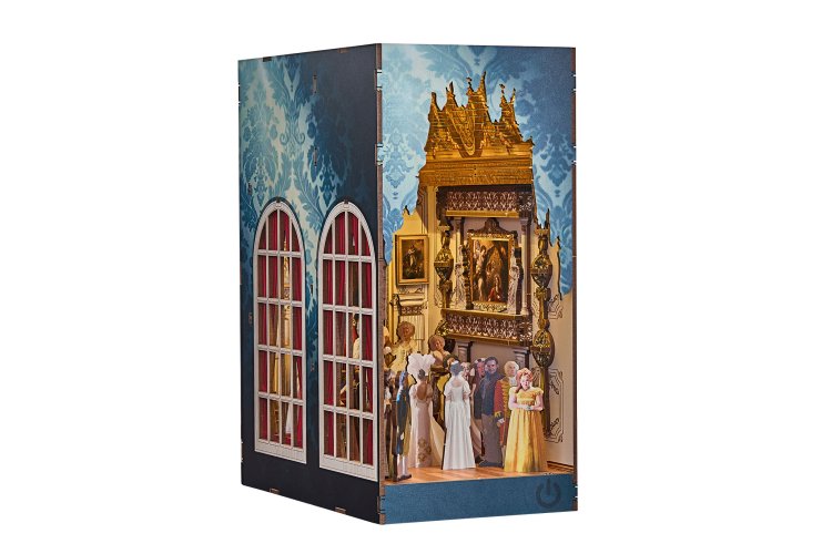 Revell 00542 Tiny Adventures &ndash; Bridgerton &ldquo;The Duke and I&rdquo; &ndash; Book Nook with LED Lighting &ndash; 18x11x23cm - Rev00542 2 - REV00542