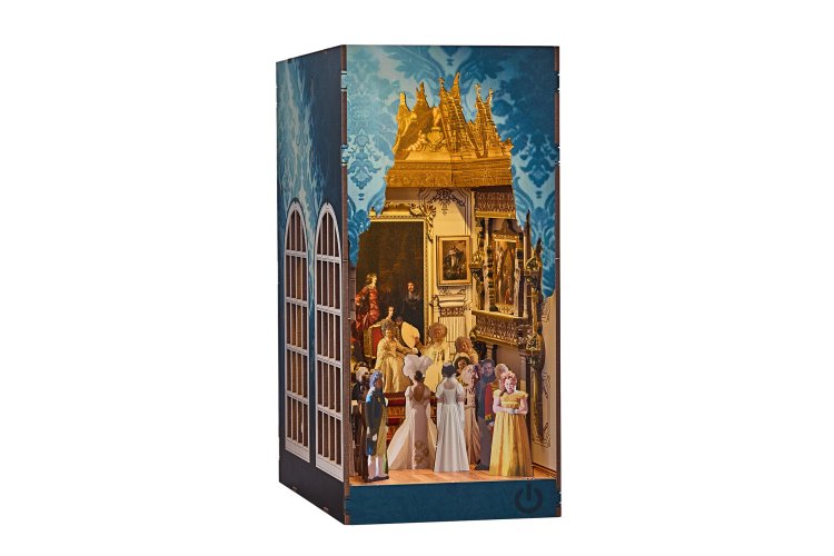 Revell 00542 Tiny Adventures &ndash; Bridgerton &ldquo;The Duke and I&rdquo; &ndash; Book Nook with LED Lighting &ndash; 18x11x23cm - Rev00542 3 - REV00542