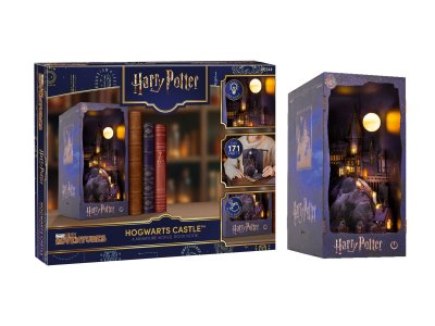 Revell 00544 Tiny Adventures - Harry Potter - Hogwarts Castle - Boekhoekje met LED-verlichting - 18 x 11 x 23 cm - Rev00544 1 - REV00544