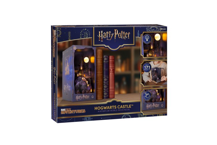 Revell 00544 Tiny Adventures - Harry Potter - Hogwarts Castle - Boekhoekje met LED-verlichting - 18 x 11 x 23 cm - Rev00544 17 - REV00544
