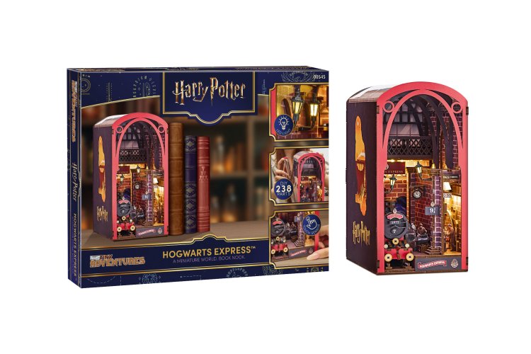 Revell 00545 Tiny Adventures - Harry Potter - Hogwarts Express - Boekhoekje met LED Verlichting - 18x11x23cm - Rev00545 1 - REV00545