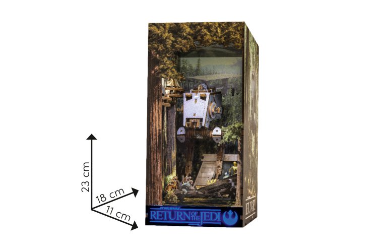 Revell 00546 Tiny Adventures - Star Wars - Battle of Endor - Book Nook with LED Lighting - 18x11x23cm - Rev00546 3 - REV00546