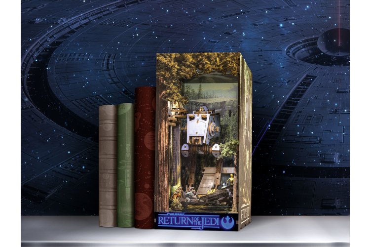 Revell 00546 Tiny Adventures - Star Wars - Battle of Endor - Book Nook with LED Lighting - 18x11x23cm - Rev00546 9 - REV00546