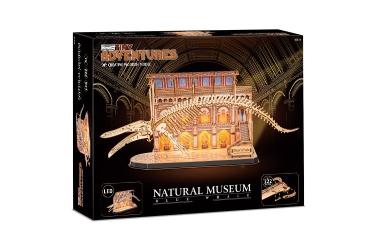 Revell 00620 Tiny Adventures &ndash; Natural Museum - Blue Whale with LED &ndash; Functional Model - Rev00620 10 - REV00620
