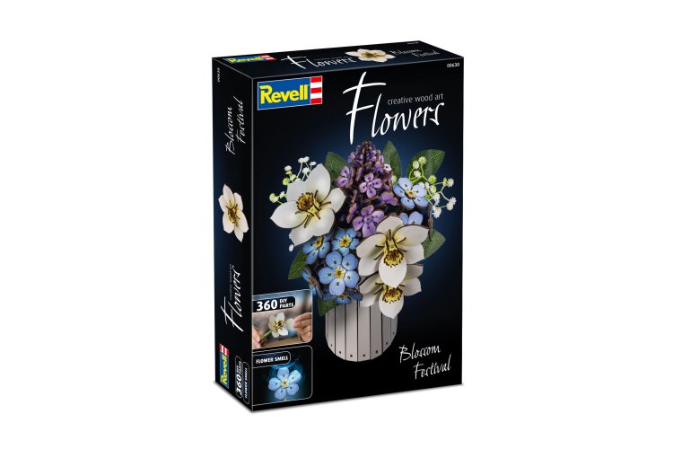 Revell 00630 Flowers - Bloemenfestival - Houten Bloemen met Vaas - Rev00630 11 - REV00630