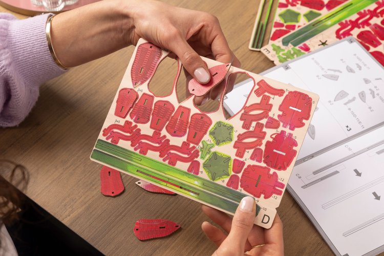 Revell 00631 Flowers - Droom van Rozen - Houten Bloemen met Vaas - Rev00631 10 - REV00631