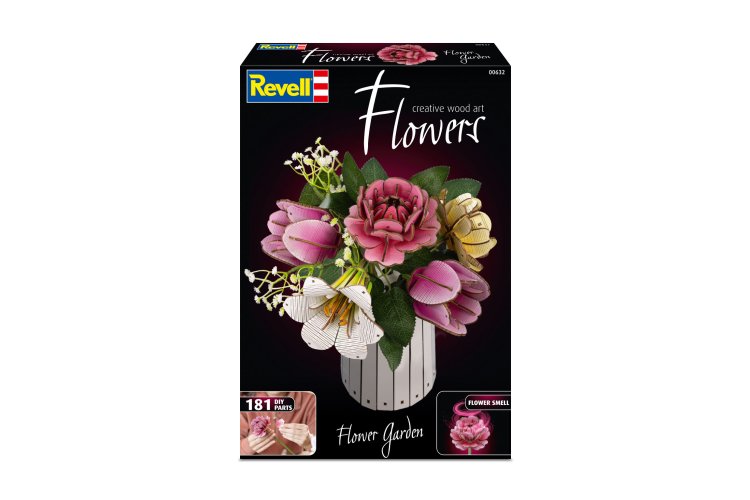 Revell 00632 Flowers - Bloementuin - Houten Bloemen met Vaas - Rev00632 12 - REV00632
