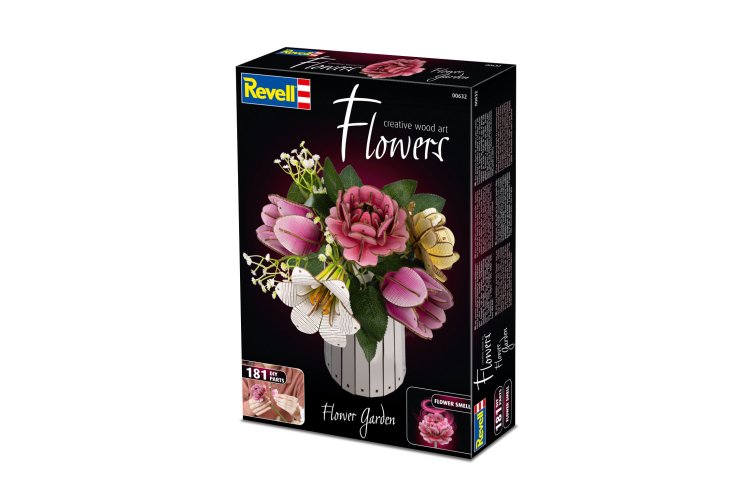 Revell 00632 Flowers - Bloementuin - Houten Bloemen met Vaas - Rev00632 13 - REV00632