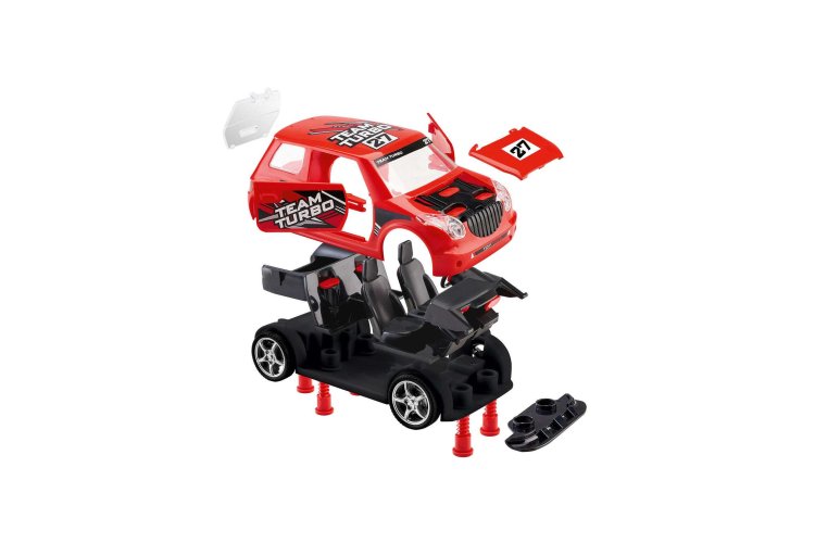 1:20 Revell 00910 Rallye Car with pullback motor - Red - First Construction - Rev00910 rallye car with pullback motor red 05 - REV00910