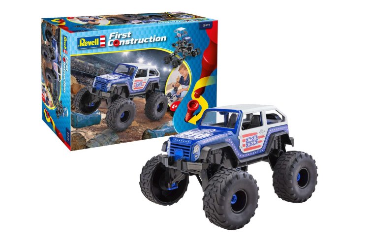1:20 Revell 00919 Monster Truck - First Construction - Rev00919monster truck revell first construction bouwpakket voor 4 jaar 00919 monster truck 01 1 - REV00919