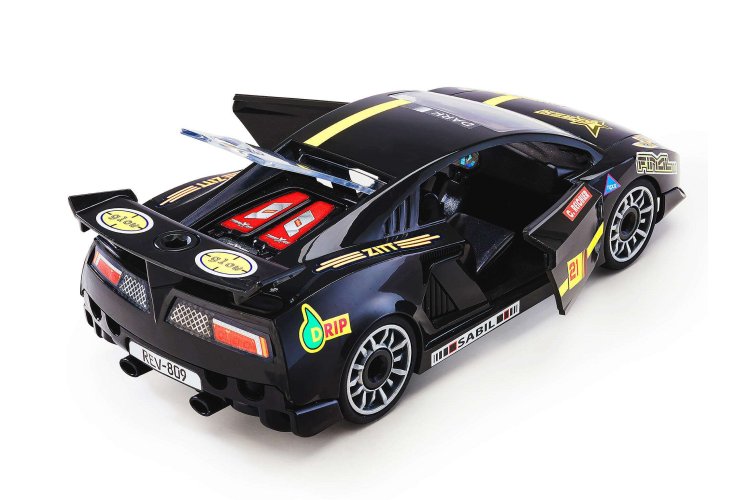 1:20 Revell 00923 Racing Car - Black - First Construction - Rev00923 racing car black 02 - REV00923