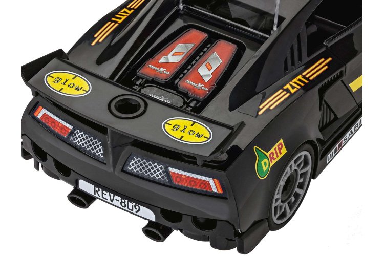 1:20 Revell 00923 Racing Car - Black - First Construction - Rev00923 racing car black 04 - REV00923