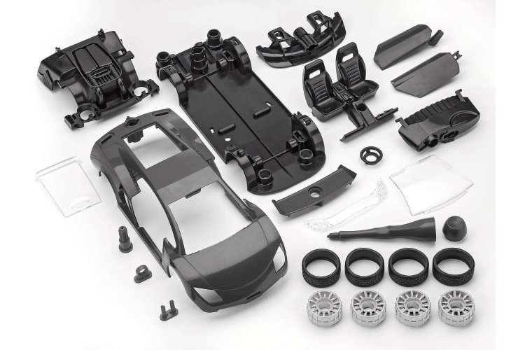 1:20 Revell 00923 Racing Car - Black - First Construction - Rev00923 racing car black 06 - REV00923