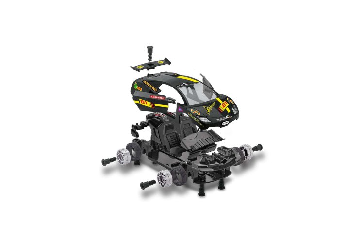 1:20 Revell 00923 Racing Car - Black - First Construction - Rev00923 racing car black 09 - REV00923