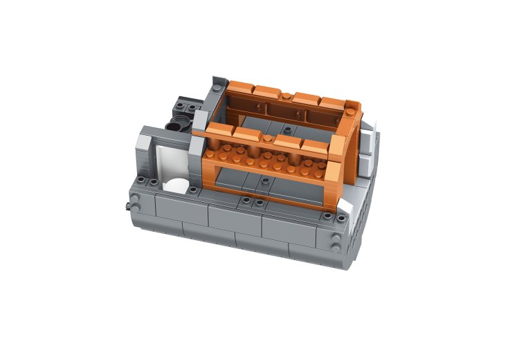 1:56 Revell 00960 Brick System - Onderzee&euml;r "Das Boot" met Volledig Interieur en Filmposter - Onderzeeboot - Rev00960 5 - REV00960