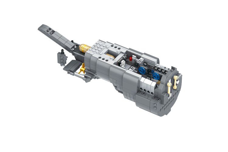 1:56 Revell 00960 Brick System - Onderzee&euml;r "Das Boot" met Volledig Interieur en Filmposter - Onderzeeboot - Rev00960 7 - REV00960