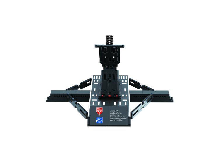 1:25 Revell 00961 Brick System &ndash; Bell Boeing V-22 Osprey with Tilt-Rotor Details &ndash; American Aircraft - Rev00961 6 - REV00961