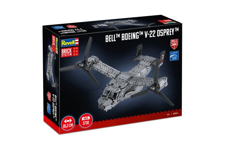 1:25 Revell 00961 Brick System &ndash; Bell Boeing V-22 Osprey with Tilt-Rotor Details &ndash; American Aircraft - Rev00961 7 - REV00961