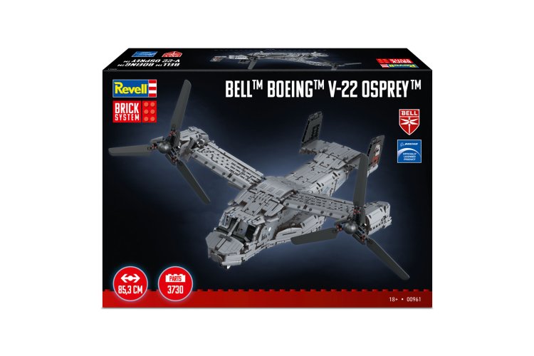 1:25 Revell 00961 Brick System &ndash; Bell Boeing V-22 Osprey with Tilt-Rotor Details &ndash; American Aircraft - Rev00961 8 - REV00961