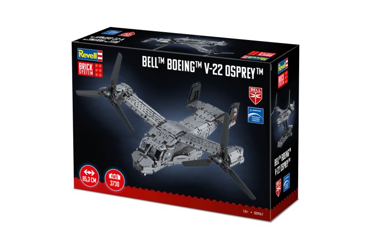 1:25 Revell 00961 Brick System &ndash; Bell Boeing V-22 Osprey with Tilt-Rotor Details &ndash; American Aircraft - Rev00961 9 - REV00961