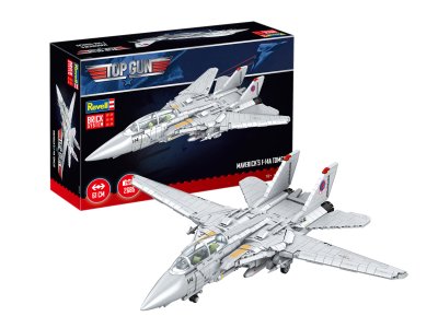 1:18 Revell 00963 Brick System - Top Gun - Maverick's F-14A Tomcat met Gedetailleerde Cockpit - Rev00963 1 - REV00963