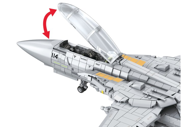 1:18 Revell 00963 Brick System - Top Gun - Maverick's F-14A Tomcat with Detailed Cockpit - Rev00963 7 - REV00963