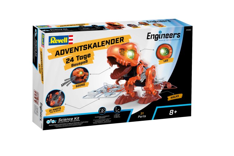 Revell 01060 Engineers - Electric T.Rex - Bouwen, verkennen en ontdekken! - Adventskalender - Rev01060 5 - REV01060