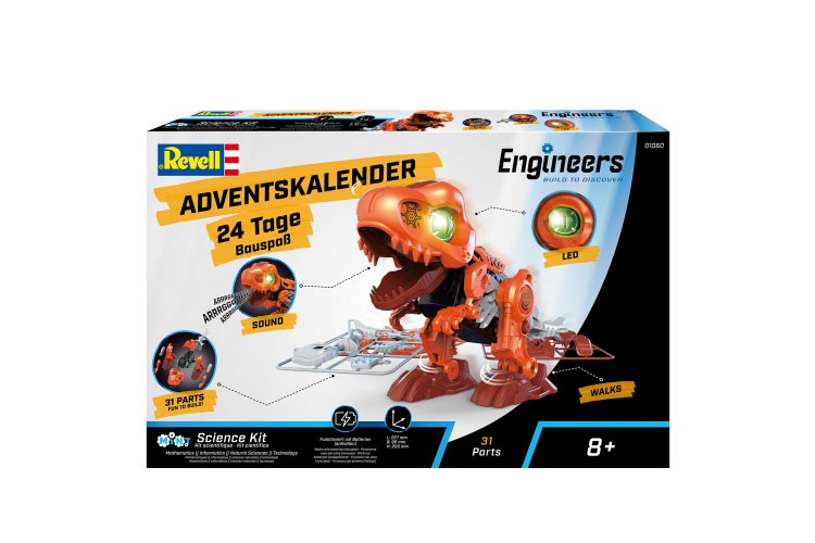 Revell 01060 Engineers - Electric T.Rex - Bouwen, verkennen en ontdekken! - Adventskalender - Rev01060 6 - REV01060