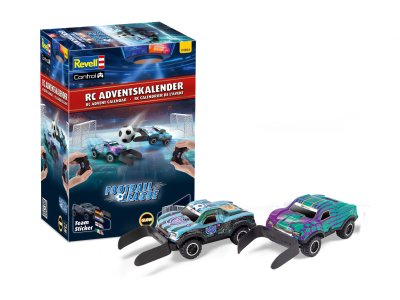 Revell 01064 Advent Calendar RC Crawler - Football League - 2 Model Kits - 2.4 GHz - Rev01064 1 - REV01064