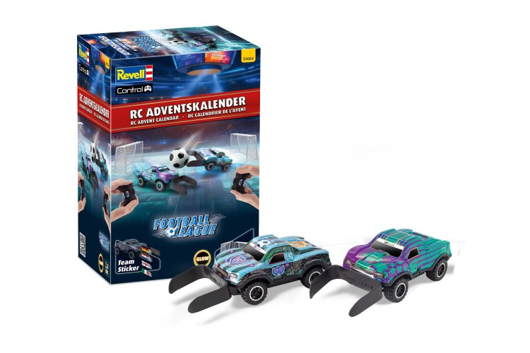 Revell 01064 Advent Calendar RC Crawler - Football League - 2 Model Kits - 2.4 GHz - Rev01064 1 - REV01064