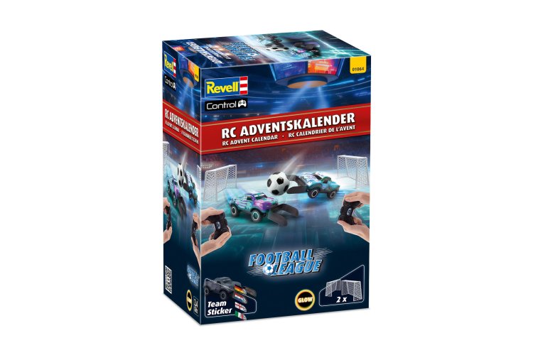Revell 01064 Advent Calendar RC Crawler - Football League - 2 Model Kits - 2.4 GHz - Rev01064 10 - REV01064