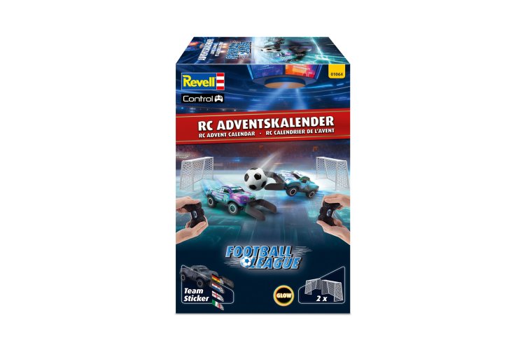Revell 01064 Advent Calendar RC Crawler - Football League - 2 Model Kits - 2.4 GHz - Rev01064 11 - REV01064