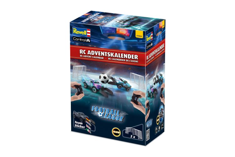 Revell 01064 Advent Calendar RC Crawler - Football League - 2 Model Kits - 2.4 GHz - Rev01064 12 - REV01064