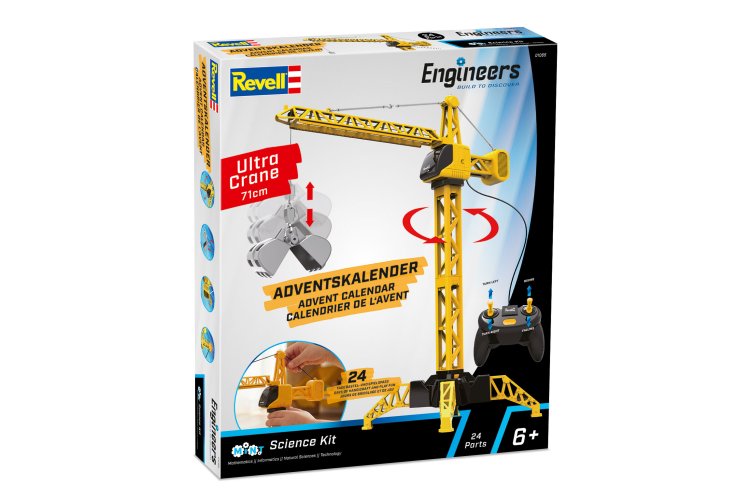 Revell 01065 Engineers Adventskalender Hijskraan Mega Crane - 71 cm - 24-delig - 2,4 GHz - Rev01065 10 - REV01065