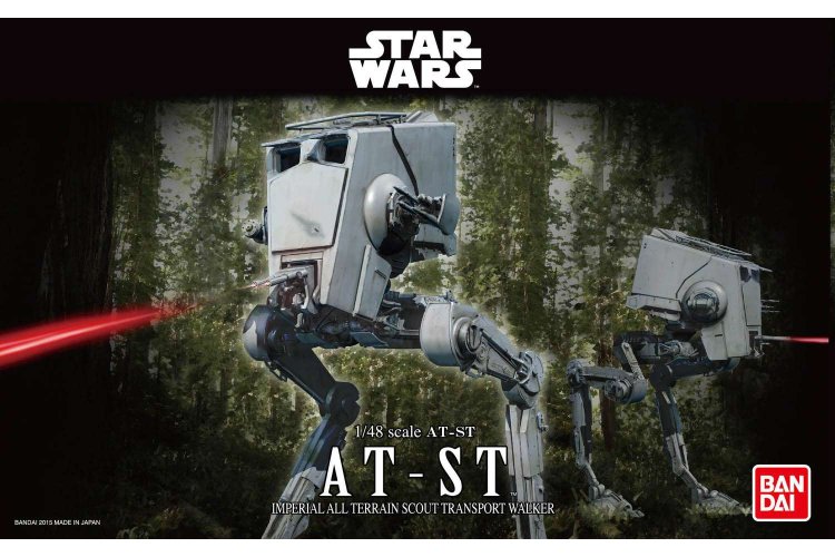 Revell 01202 Bandai AT-ST - Star Wars - Rev01202sw at st pac 1 - REV01202