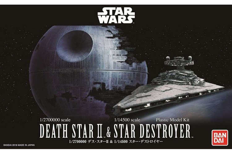 Revell 01207 Bandai Death Star II + Imperial Star Destroyer - Star Wars - Rev01207 - REV01207