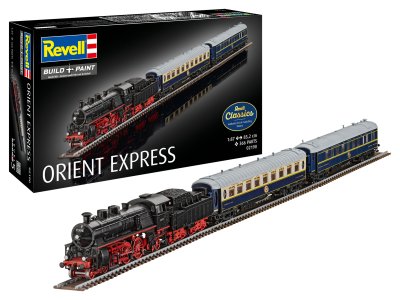 1:87 Revell 02190 Orient Express - Locomotief, Tender, CIWL Pullmann & Restauratiewagon - Trein - Rev02190 1 - REV02190