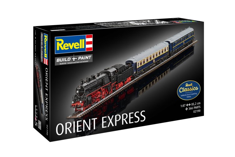 1:87 Revell 02190 Orient Express - Locomotief, Tender, CIWL Pullmann & Restauratiewagon - Trein - Rev02190 11 - REV02190