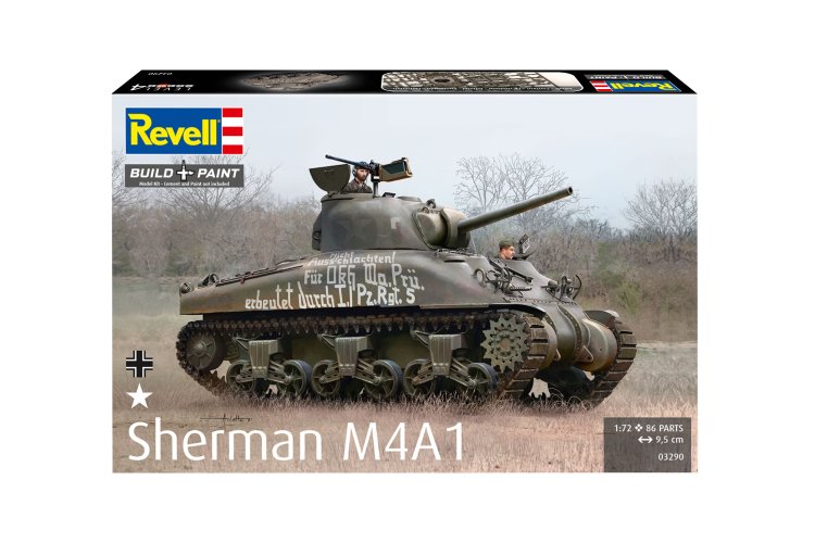 1:72 Revell 03290 Sherman M4A1 Tank - Rev03290 12 - REV03290