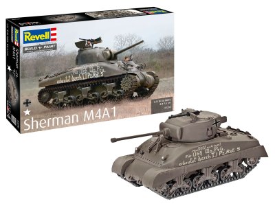 1:72 Revell 03290 Sherman M4A1 Tank - Rev03290 1i - REV03290